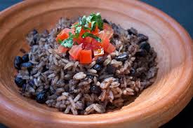 A plate of Gallo Pinto, Costa Rica's traditional food