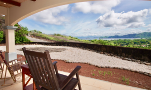 View of the Pacific Ocean from a luxury home in Playa Hermosa