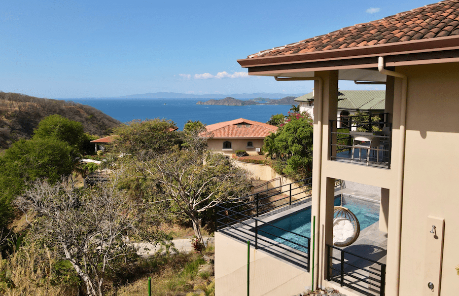 Home overlooking the Pacific Ocean in Costa Rica