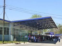 Immigration office at the border of Costa Rica and Nicaragua